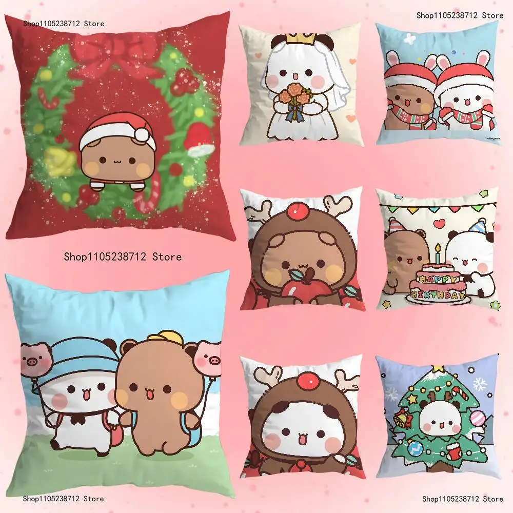 

Cute BuBu DuDu Pillow Case Cushion Cover Home Decor Birthday Gift Pillowcover