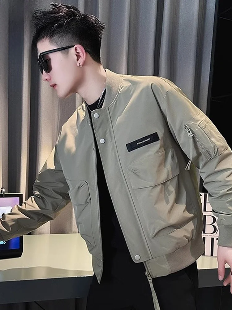 

Men's Pilot Jaet Loose Casual Baseball Collar Outerwear Autumn 2025 New Trendy Brand Workwear Windproof Long Sve