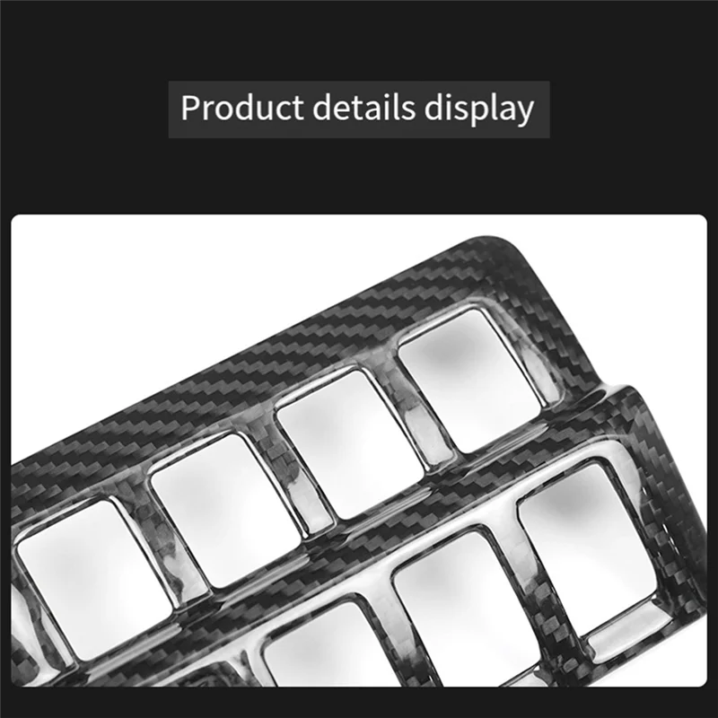 

Switch Button Panel Cover Car Head Light Interior Accessories Carbon Fiber For Subaru WRX 2022+-A99D