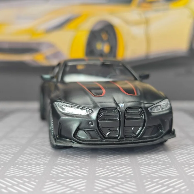 

1:36 Simulated M4 CSL Alloy Coupe Model Metal Mini Car Function Realistic Sports Shape Fun Collectible Play Toy Gift For Boys