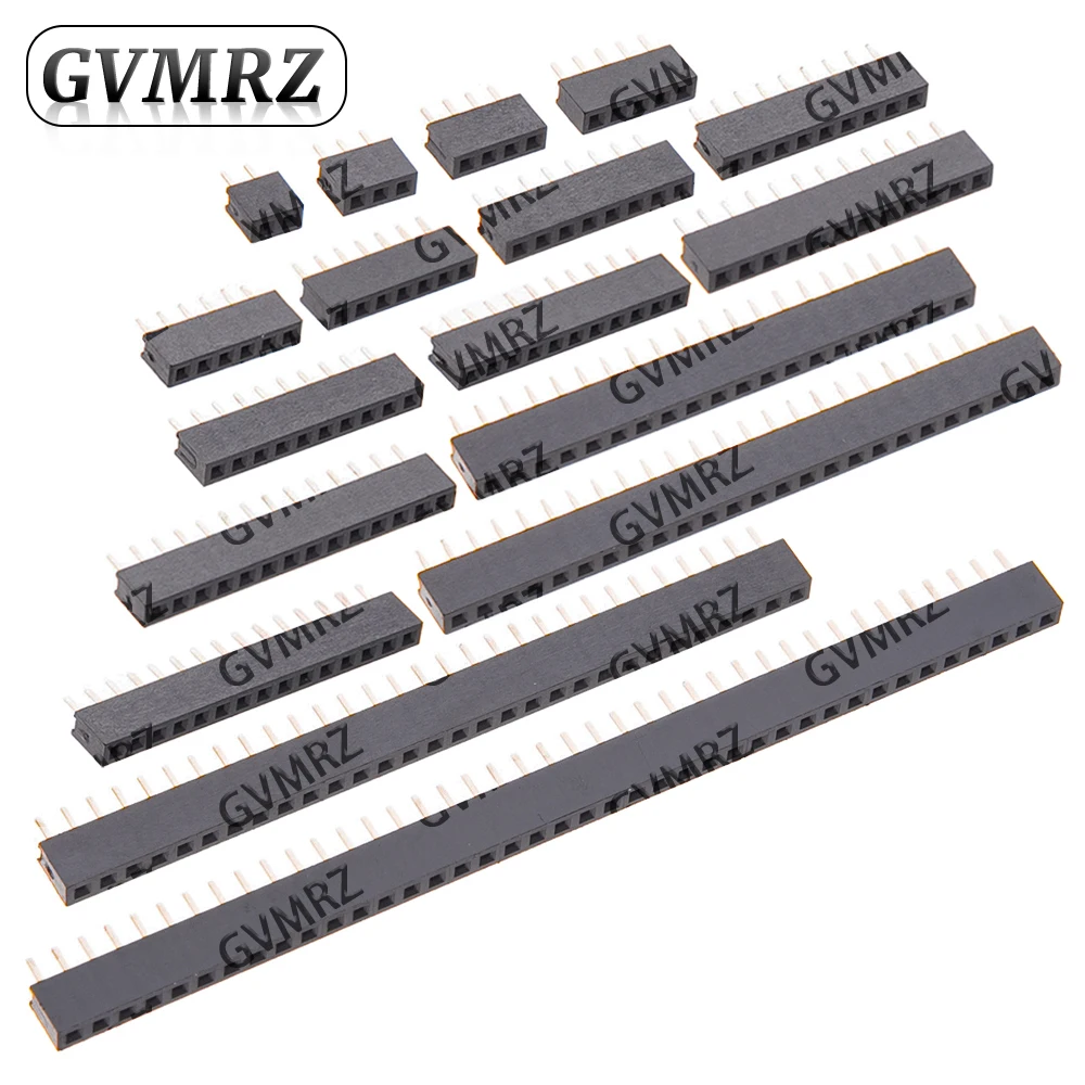 1X 2X/2/3/4/5/6/8/10/40 PIN Single Row Straight FEMALE PIN HEADER 2.0MM 2MM Strip Connector So