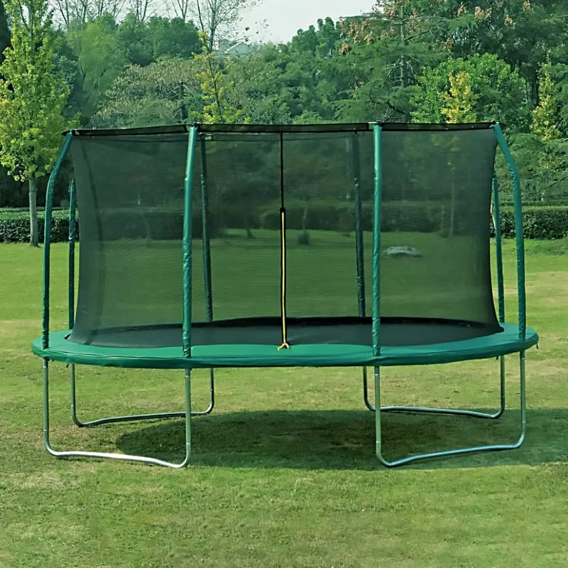 

Jump Trampolines Outdoor Round Child Sport Playground Trampoline With Safety Enclosure Stable For Play