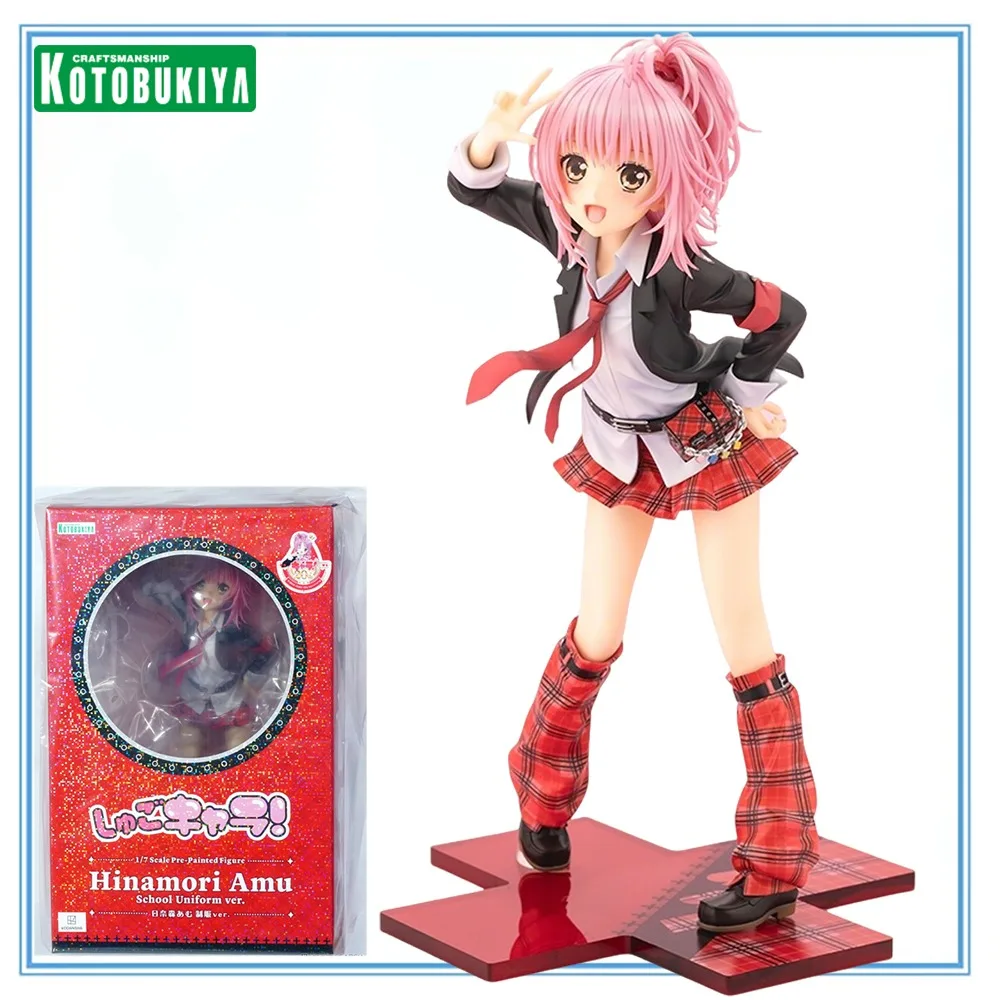 

100% Оригинальный товар в наличии Kotobukiya Shugo Chara! Школьная форма Хинамори Аму (версия) Коллекционная серия фигурок: Аниме-фигурки