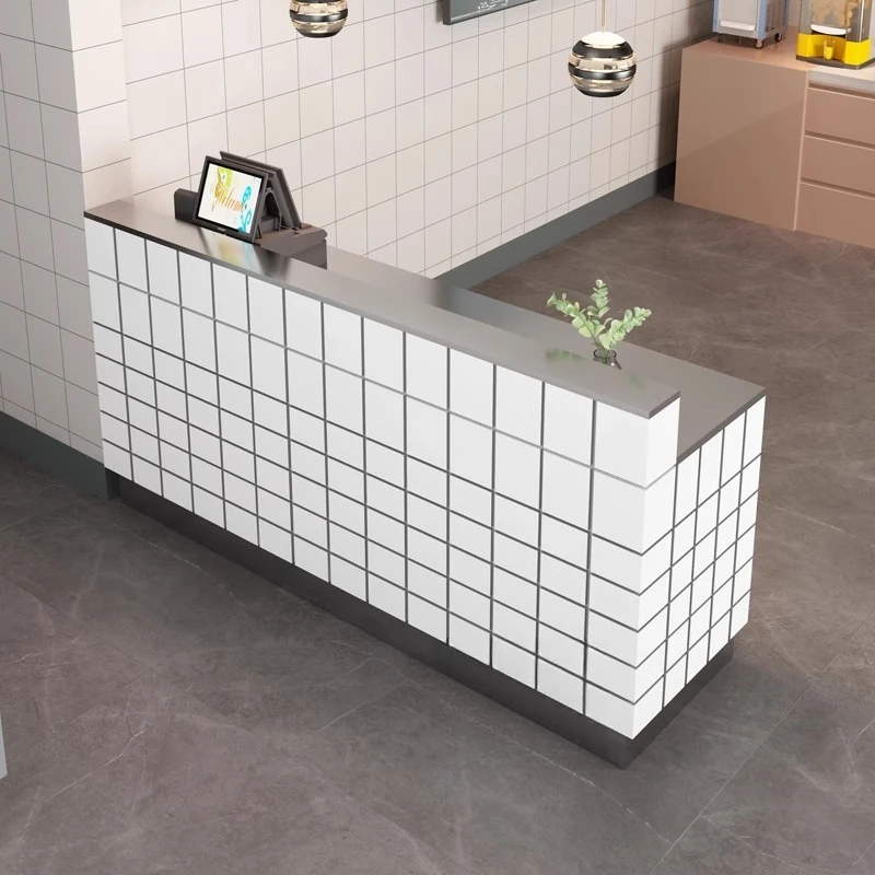 Counter Simple Modern Stainless Steel Front Desk Clothing Dessert Shop