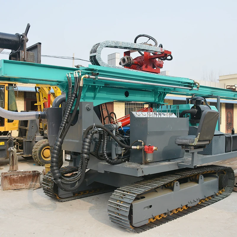 Hydraulic Highway Pile Driver Drilling Efficiency Guardrail Pile Driver Machine