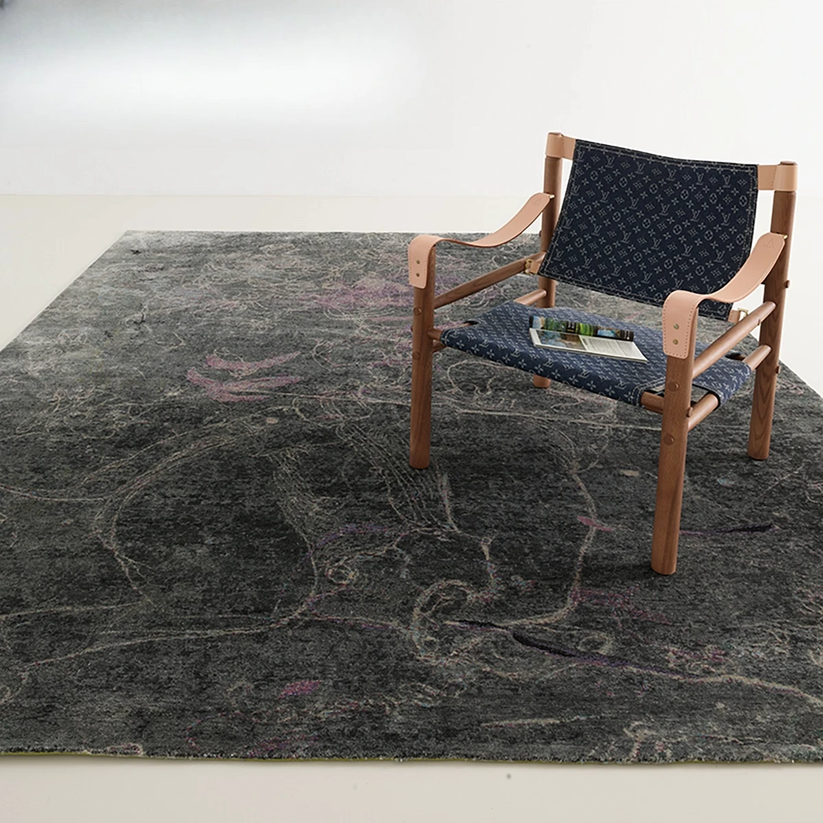 Handmade wool silk carpets high-end luxury villas