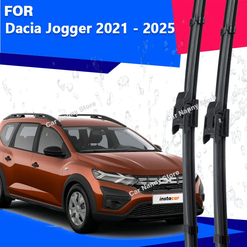 

Щетки лобового стекла для Dacia Jogger 2021 2022 2023 2024 2025 автомобильные дворники резиновая полоса стеклоочистителя из мягкой резины