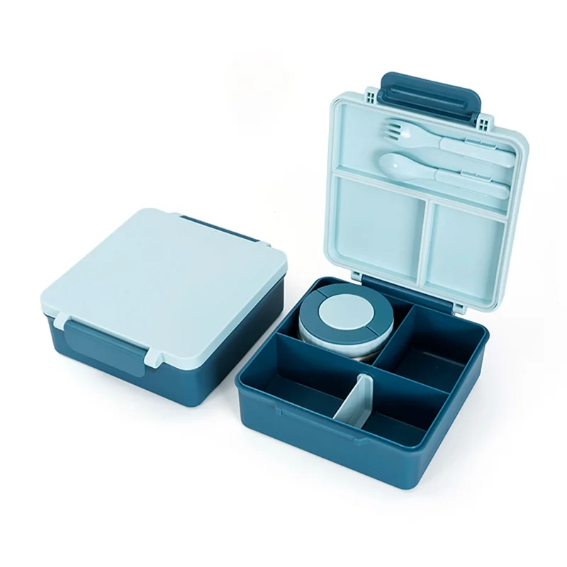 

B01C-For Kids Leakproof Lunch Food Container Bento Lunch Box For Kids With Cutlery For Kids Thermo Insulated Hot Food Jar