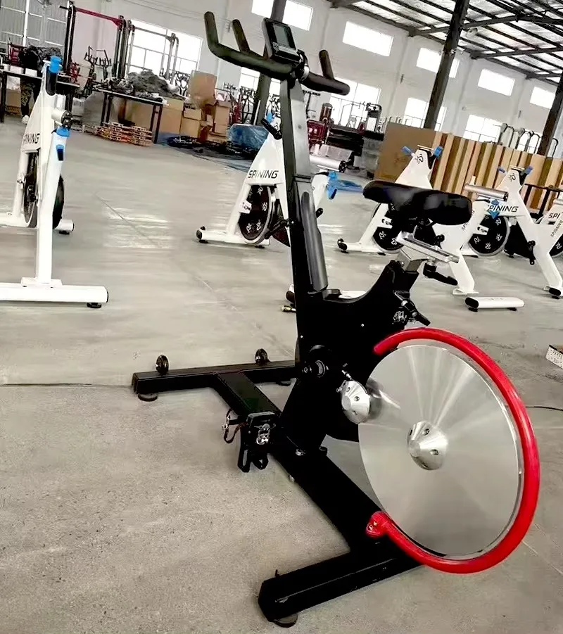 Magnetic Bike Precise Resistance Control Rigid Frame Upright Exercise Bike Indoor Cardio Cycling Workout Gear
