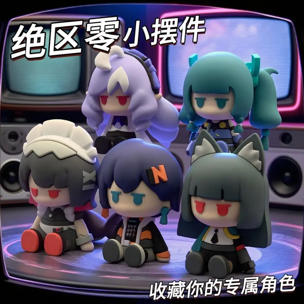 Zenless منطقة صفر زملاء تشينغ يي فيفيان هوشيمي ميابي بيل إلين جو 7 سنتيمتر التماثيل الصغيرة لعبة ambitus سطح المكتب زخرفة