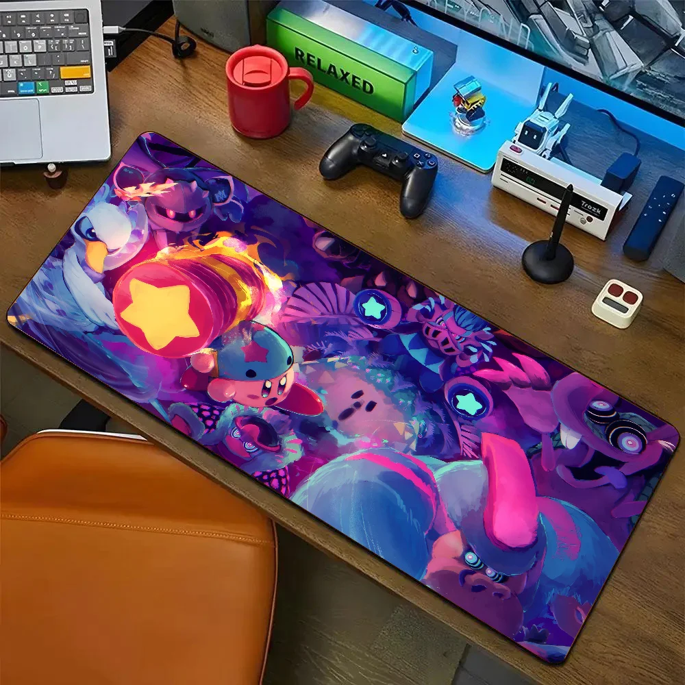 Anime-k-Kirby Mousepad Large Computer Gaming Accessories MousePads Desk Mats Anti-slip Laptop Soft Mouse Pad