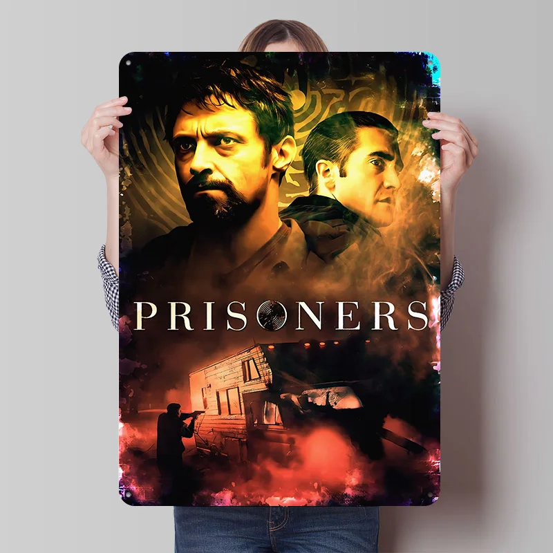 Prisoners Movie Tinplate Poster Custom Wall Art Vintage Metal Signs Retro Tin Plaque for Bedroom Decorations Room Accessories
