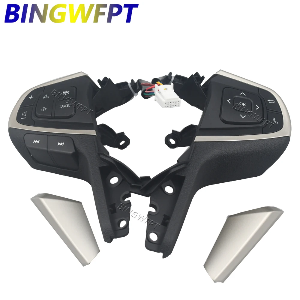 High Configuration of Multi-function Steering Wheel Switch For Toyota Hiace 2019-2024 Car Accessories