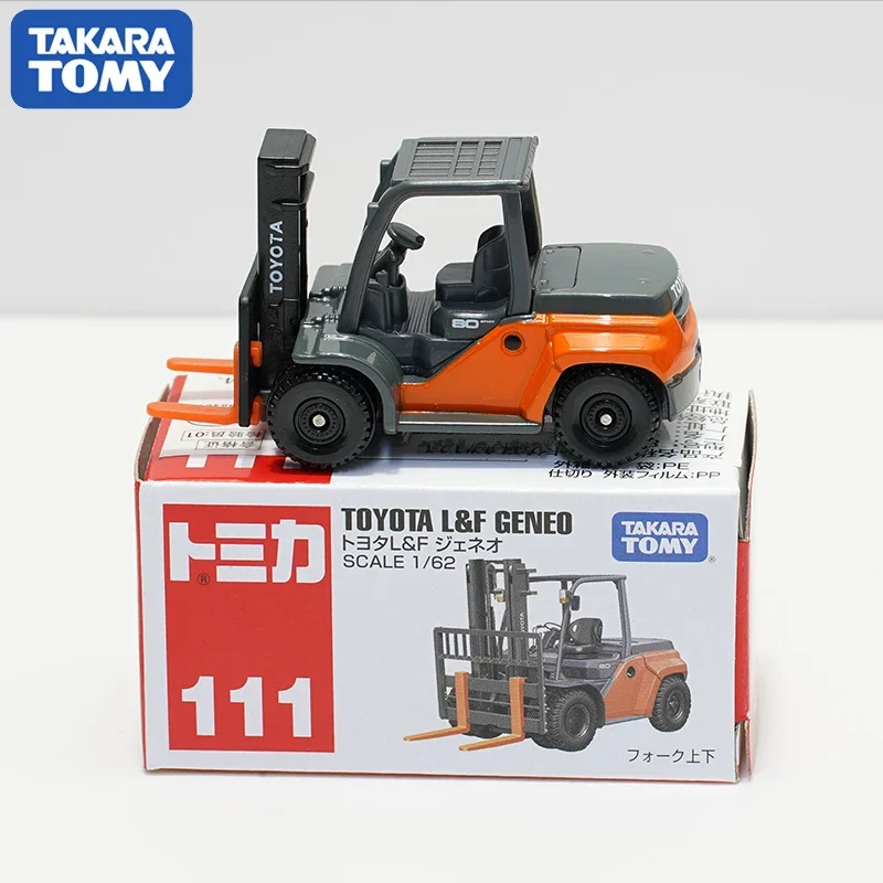 Card Simulation Alloy Car Model 1/62 Boy Toy Car Model Toyota Transport Truck Forklift 859918