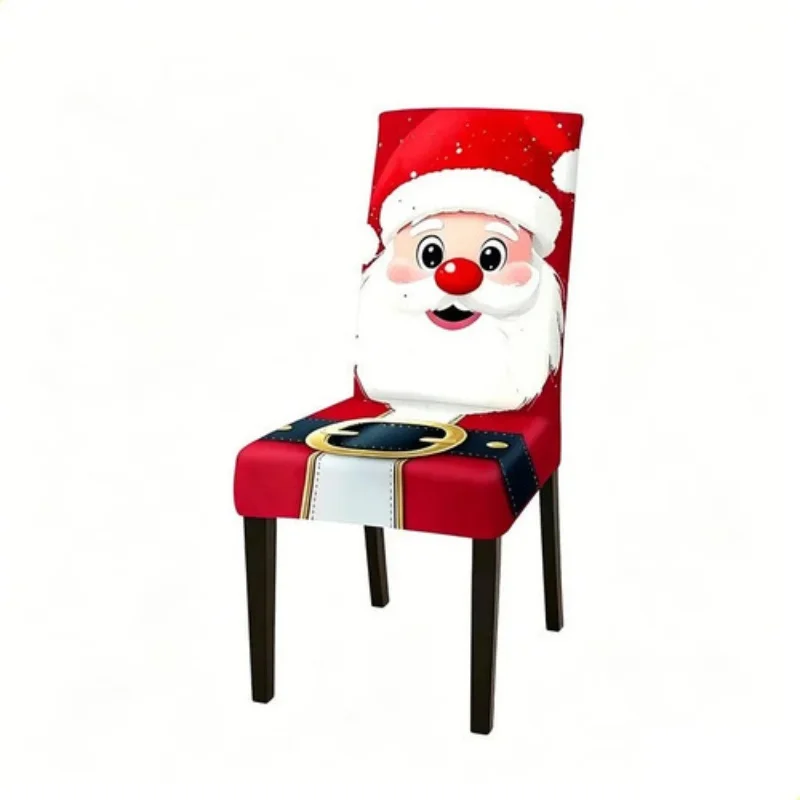 6pcs Santa Claus Family Christmas Chair Covers
