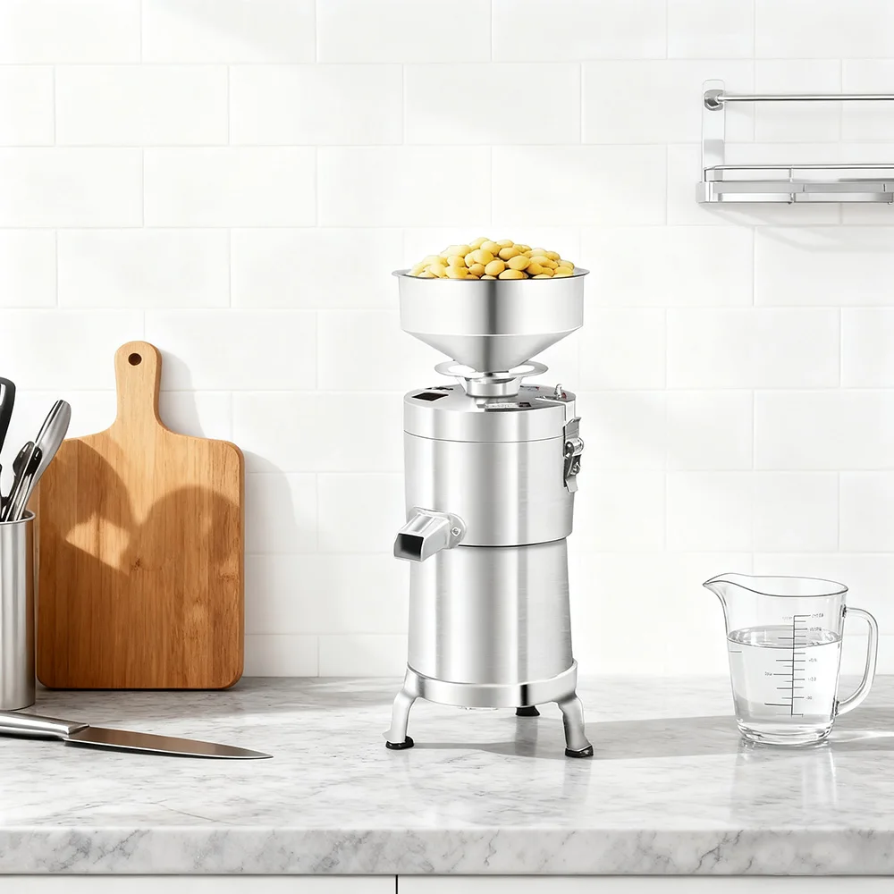 صانع حليب الصويا التجاري لا حاجة إلى فلتر ماكينة طحن حبوب الصويا الأوتوماتيكية لمطعم الإفطار المنزلي