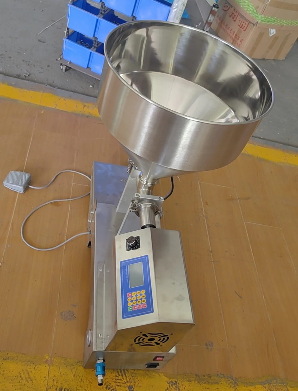 220V/110V Quantitative Sauce Cream Liquid Weighing Filling Machine Packaging Tool Honey Cosmetics Powder Paste Filler 30g-8000g