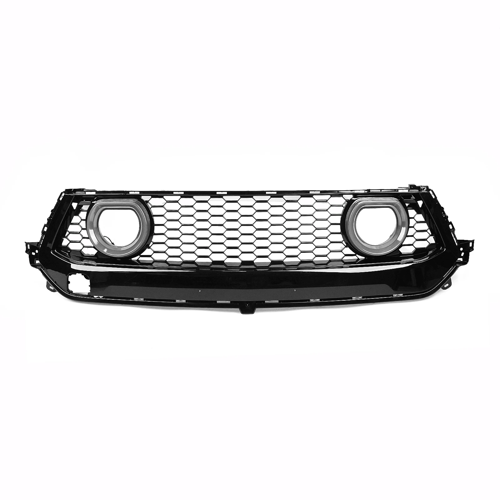

Gloss Black Front Grille Racing Grill Upper Bumper Hood Mesh Grid For Ford Mustang S650 GTD S650 GT 2024-2026