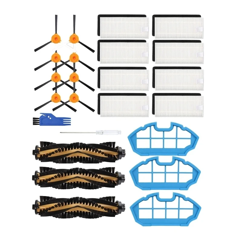 

24 Pcs Replacement Parts For Ecovacs Deebot N79 N79S DN622 500 N79W Yeedi K600 K700 Robotic Vacuum Cleaner