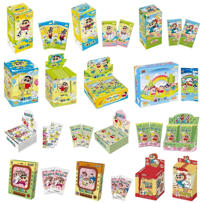 Cartoon Crayon Xiaoxin Zeldzame collectiekaart Kinderpuzzel Speelgoed Cadeau Collectiekaart Kinderspeelgoed Verjaardagscadeau