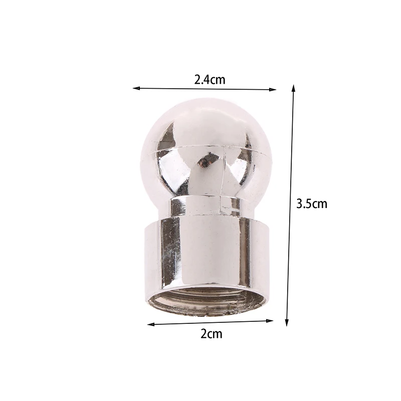 1PC Shower Head Top Spray Connect Joint Metal Universal Rotation Ball Joint With Washer Bathroom Sprinkler Accessories