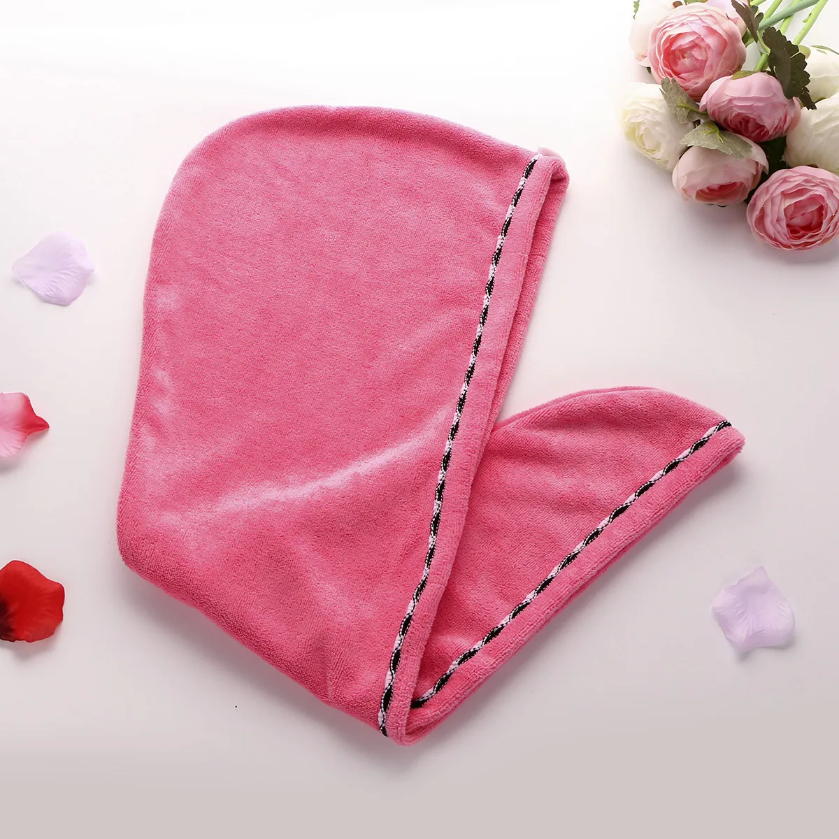 Drying Hair Towel after Shower Wrap Absorbent Childrens Absorbant Towel.