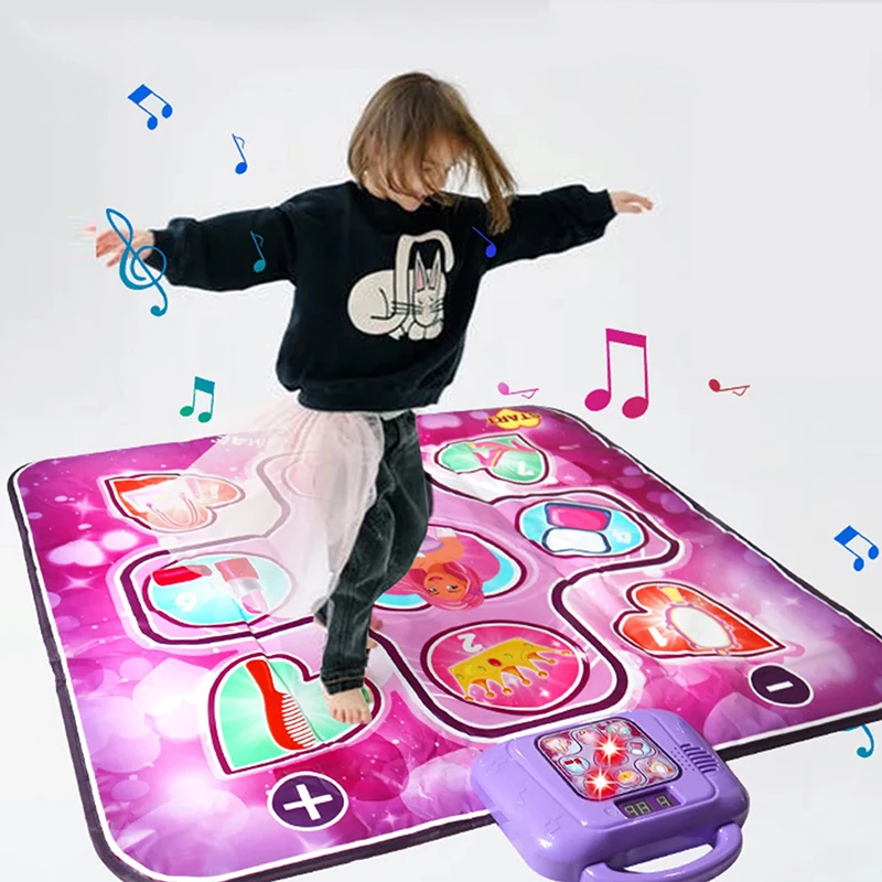 

Musice Play Mat Waterproof Dance Challenge Mat Multiple Game Modes with Sound Baby Toy Music Blanket Adjustable Volume Anti Slip