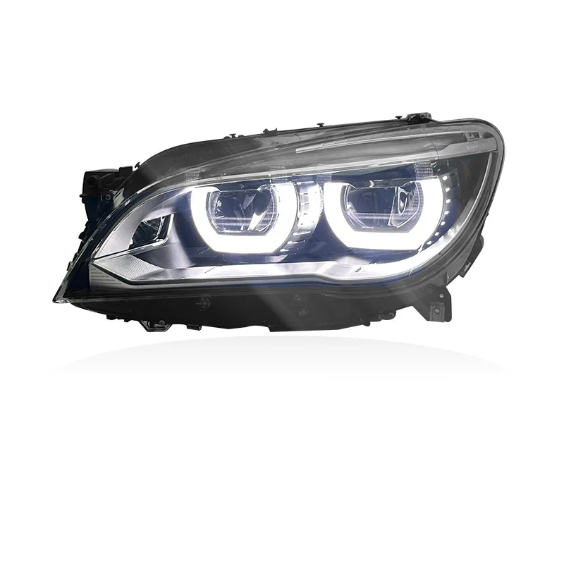 Suitable for 09-15 (B-M-W) 7 Series F01 F02 headlight assembly modification with daytime running light LED lens headlights