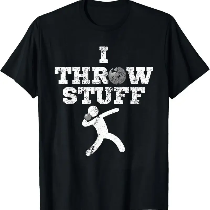 Classic Aged I Throw Stuff Shot Put Athlete Throwing T Shirt