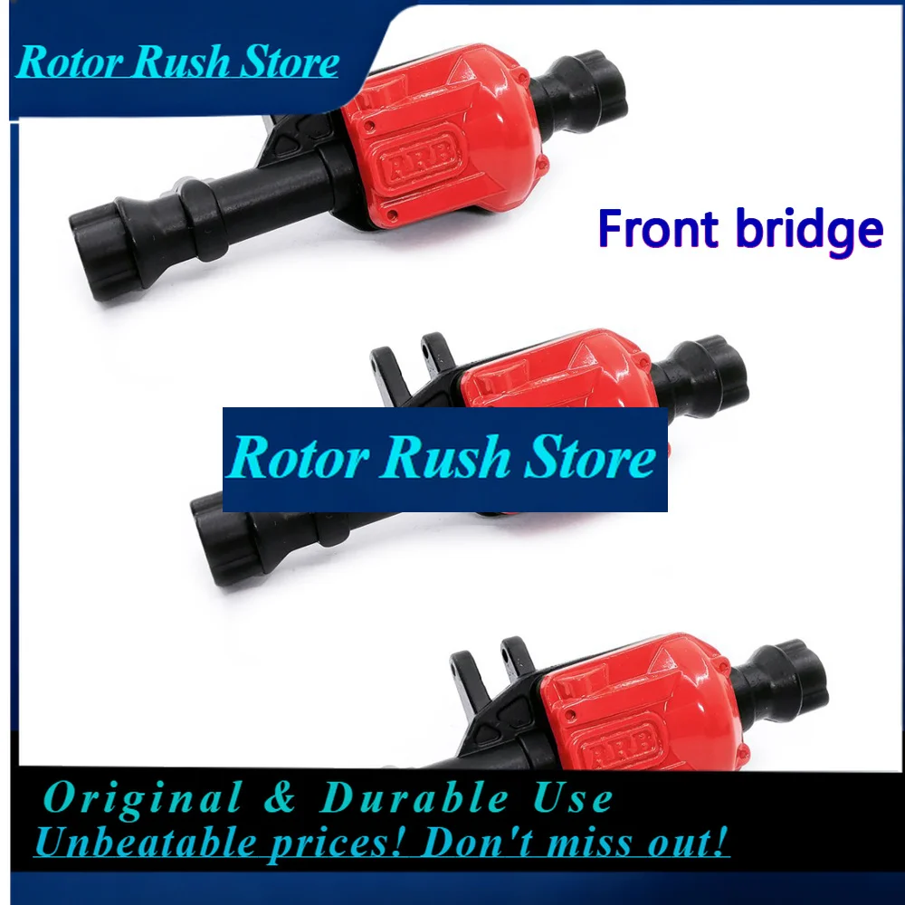 RoRuSFront & Rear Alloy Metal Axle Shell Axle Housing 300g For 1/10 RC Crawler Traxxas TRX-4 & TRX4 Bronco Upgrade Parts