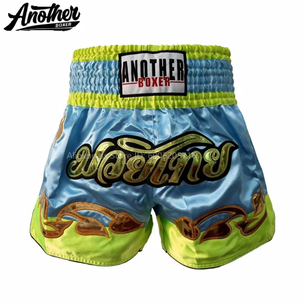 Muay Thai Competition Shorts Men Women Kids Elastic Waistband MMA BJJ Gym Training Sparring Workout Trunks Boxing Shorts