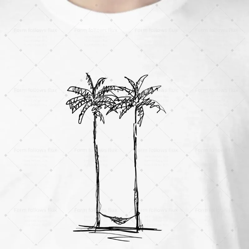 

2026 men T-Shirt Hoodie Palm Trees – Hammock Summer Hand Drawn Comic style Unisex S-6XL Plus Size Friendly