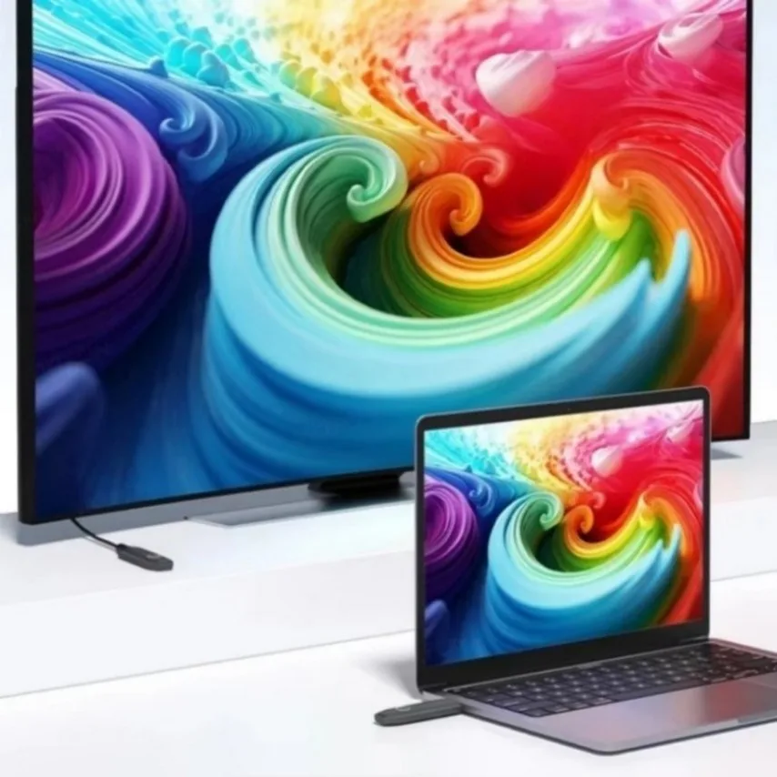 2024 4K 50M Wireless HDMI Video Receiver Transmitter Extender Adapter TV Stick Dongle for Camera Laptop PC to Monitor Projector