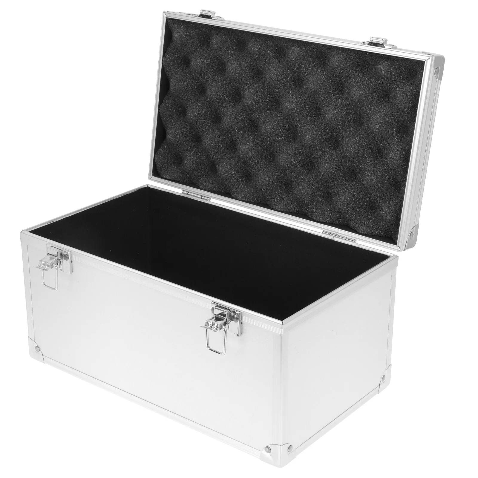 Multifunctional Tool Box Aluminum Hard Case Large Capacity Portable Storage For Home Office Travel First Aid Kit Tools