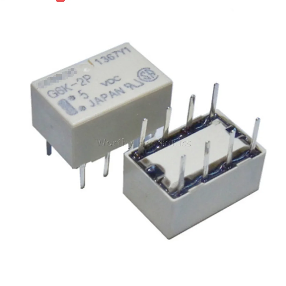 Free shipping  10pcs/lot G6K-2F-Y 5VDC 5V Relay 8PIN