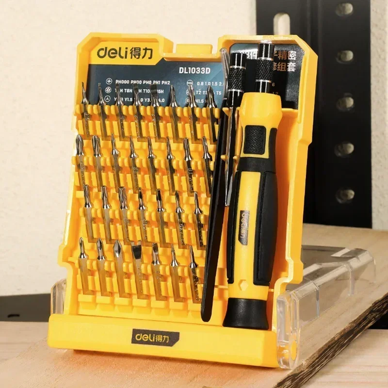 33 in 1 Precision Screwdriver Set Slotted/Phillips/Torx Mini Screwdriver Bit for Electrician Phone Computer Repair Hand Tools