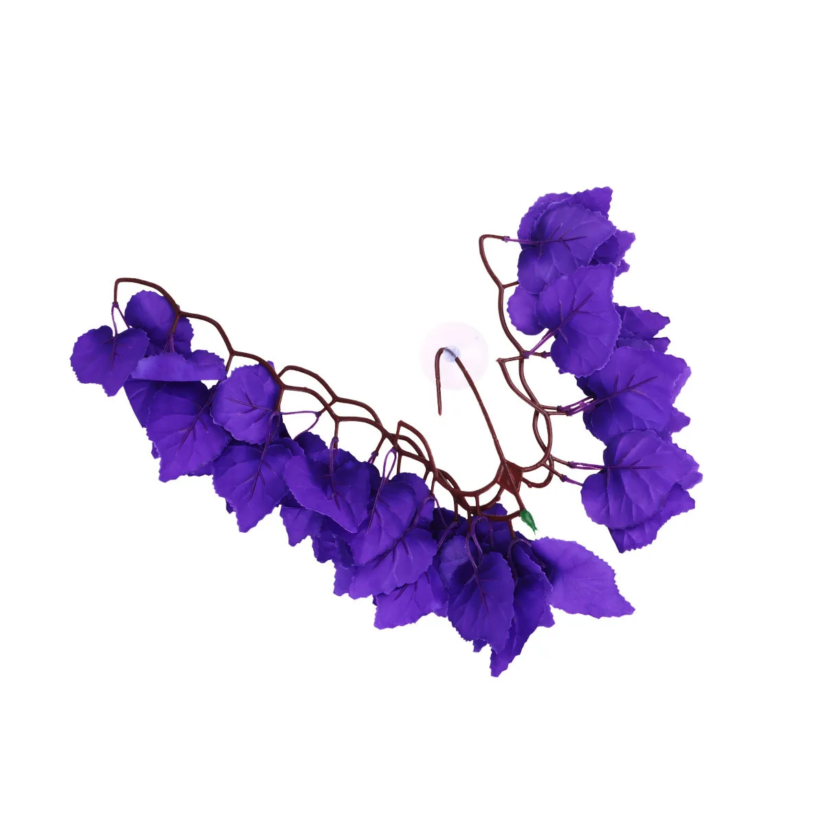 

1Pcs Resin Artificial Rattan for Aquariums Realistic Fish Tank Decoration Lifelike Landscape with Purple Aquatic Plants T-1034j2