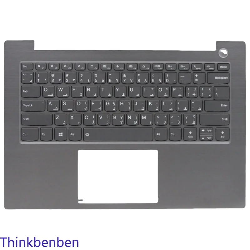ARA Arabic Mineral Gray Keyboard Upper Case Palmrest Shell Cover For Lenovo ThinkBook 14 14IML 14IIL 5CB0W44342