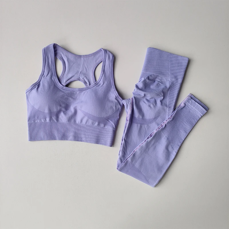 Nahtloses Top-Sport-BH-Set für Damen, professionelles Fitness-Tanktop-BH, stoßfester Lauf- und Yoga-Anzug, schöner Rücken-BH-Anzug – Detail 9