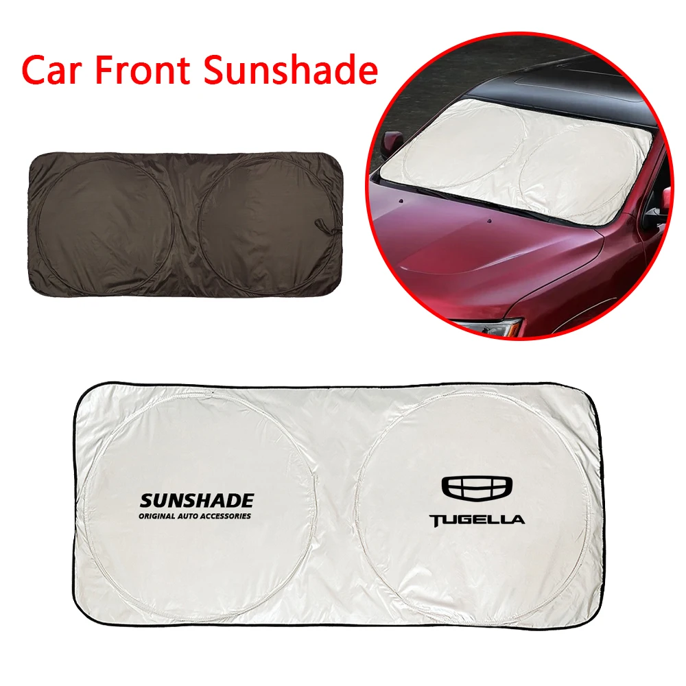 Солнцезащитный козырек на лобовое стекло автомобиля, солнцезащитный козырек для УФ-лучей и солнечного тепла для Geely Tugella FY11 2020 2021 2022 2023 2024