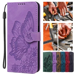 Butterfly Leather Phone Case For Xiaomi Redmi Note 8 2021 8Pro Redmi8 A 8A 8 Pro Card Holder Hasp Wallet Bags Flip Cover Etui