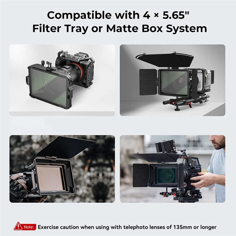 M17K-CINE 4 × 5.65 بوصة فلتر إيقاف فلتر Pro-Mist أبيض لإنتاج السينمائي والفيديو