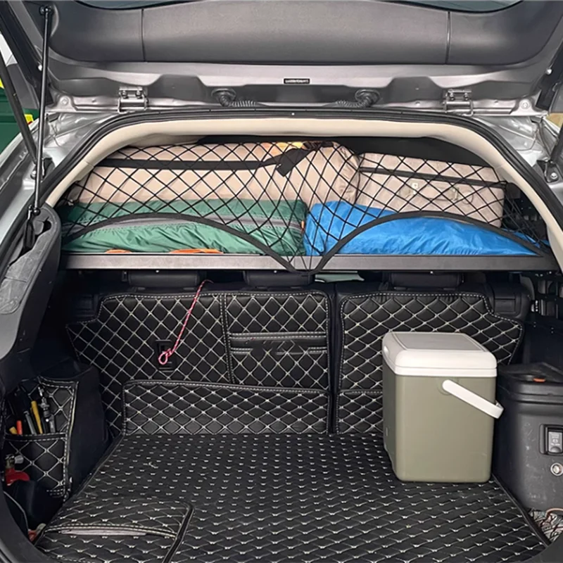 For Mitsubishi Outlander 2013-2021 Large Capacity Modular Storage Panel Shelf Car Rear Boot Trunk Debris Rack Cargo Organizers