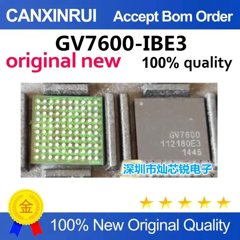 GV7600-IBE3 GV7600 Encapsulation BGA100 Video IC Components New Original One-stop Order