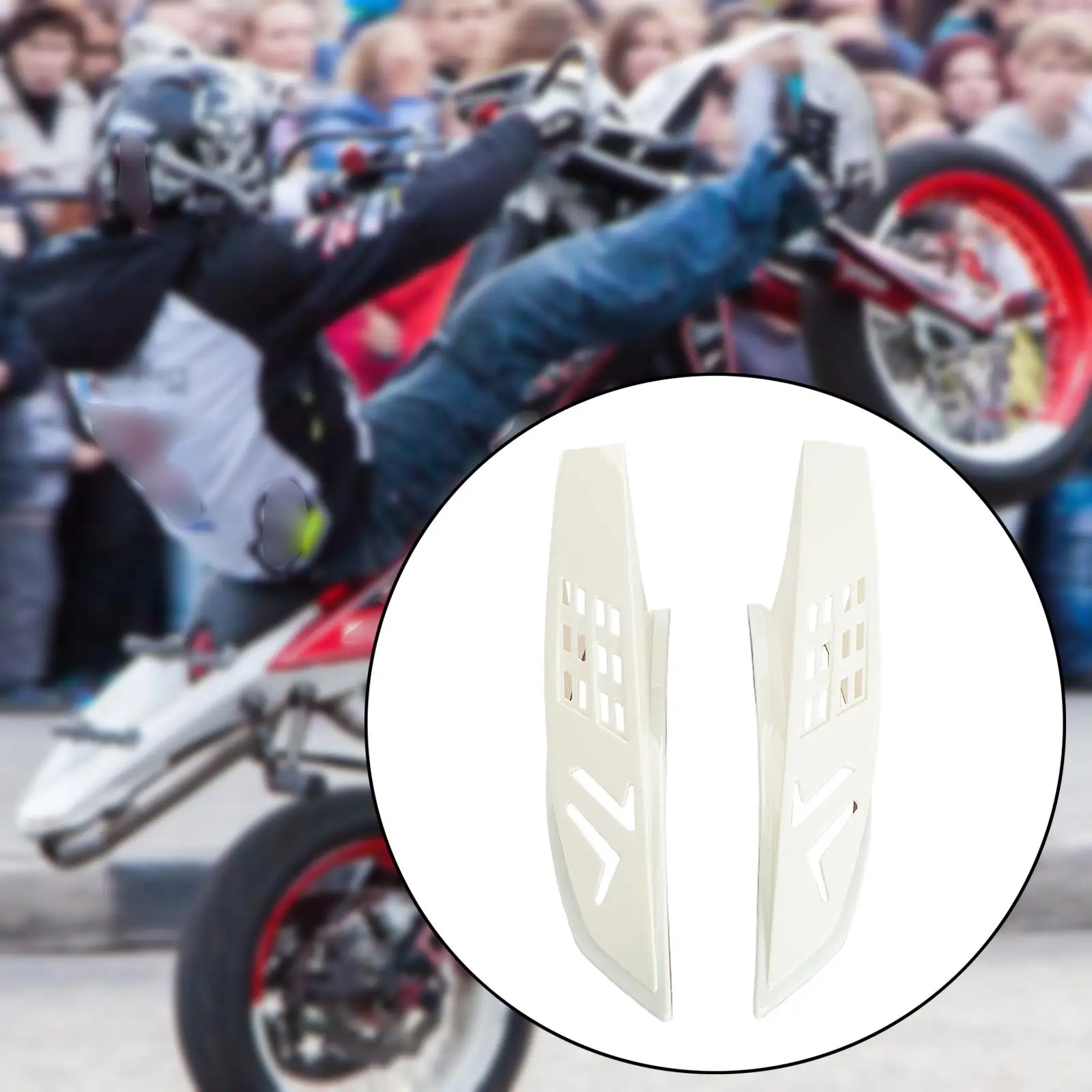 دراجة نارية خوذة قرون فاسق نمط البلاستيك خوذة آذان واقية الجسم تركيبات للدراجات النارية الدراجات خوذة الملحقات