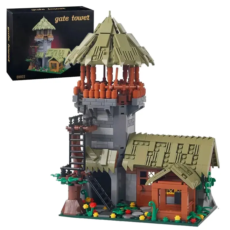 

1100PCS Mine World Archer Workshop MOC Building Blocks Architecture Countryside House Assemble Bricks Toy Gift For Children Kids