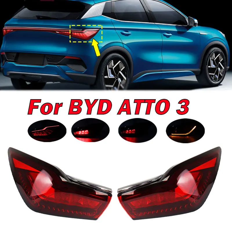 

SC2E-4133010 SC2E-4133020 Car Accessories For BYD ATTO 3 Rear LED Tail Light Signal Lamp Warning Brake Auto Taillight Assembly