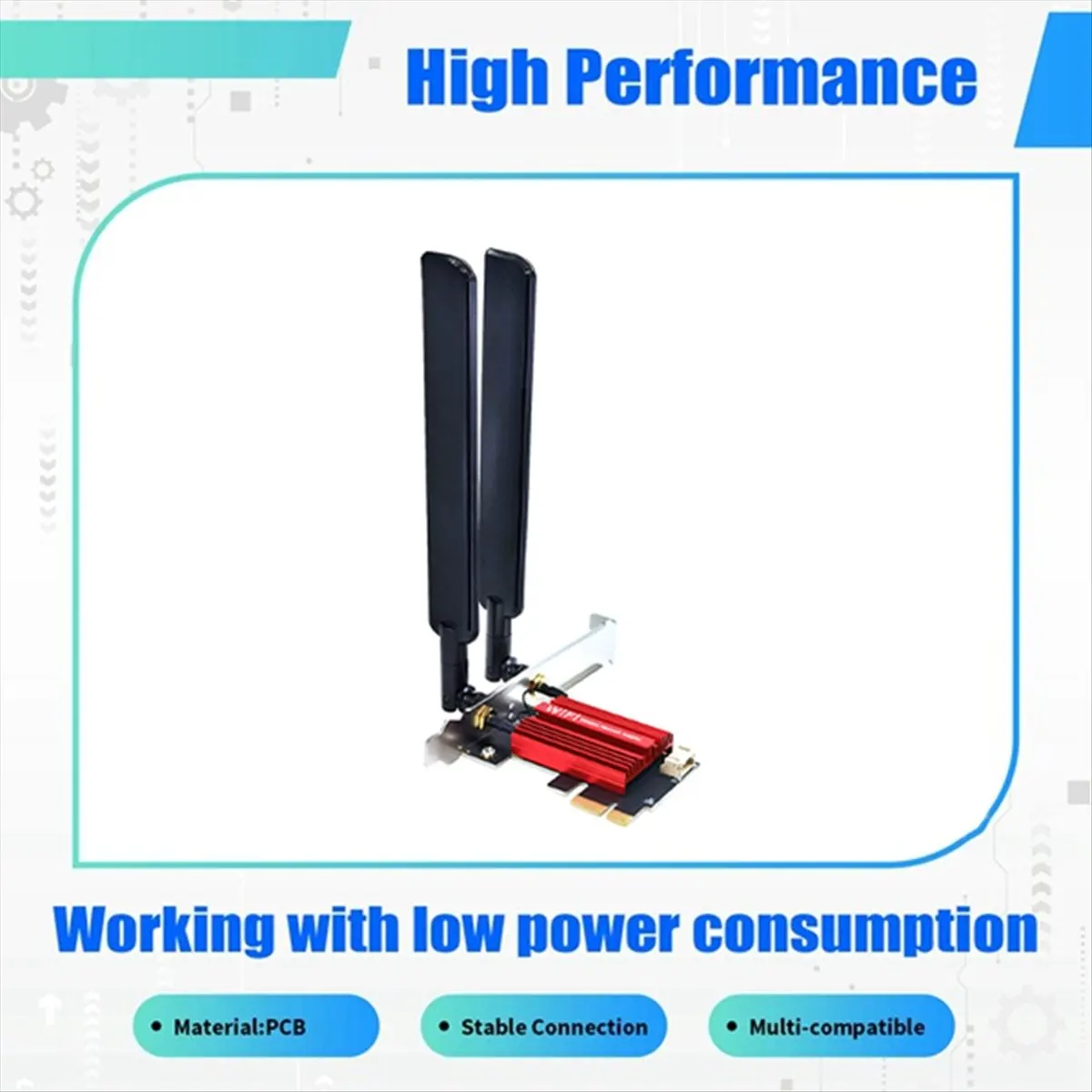 

*A96ZZ WiFi 7 QCNCM865 PCI-E адаптер 9256 Мбит/с BT5.4 трехдиапазонный 2,4G/5G/6 ГГц настольный беспроводной сетевой адаптер для Win10/11