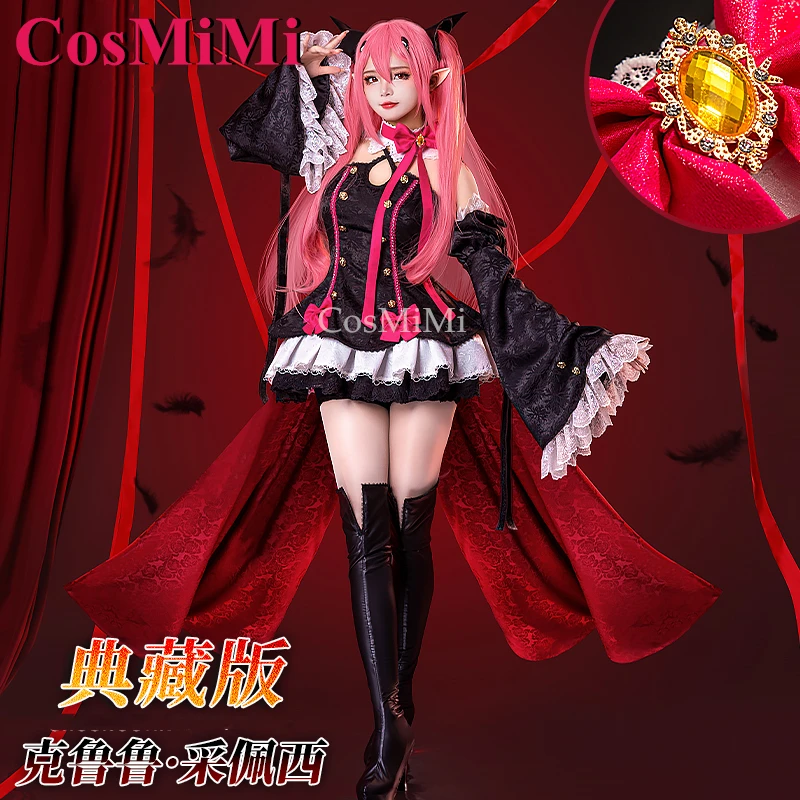 

CosMiMi Anime Seraph Of The End Krul Tepes Cosplay Costume Collector's Edition Elegant Dress Carnival Party Role Play Clothing