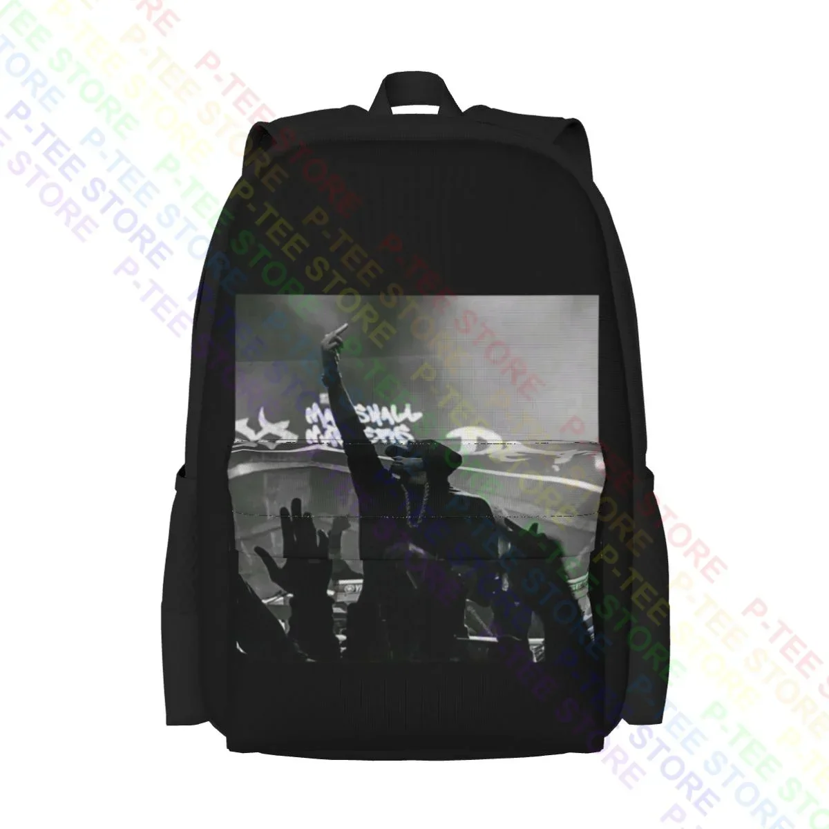 Eminem Middle Finger Up Crowd Slim Shady 8 Mile Large Capacity Backpack Hot Creative Gymnast Bag Multi-function